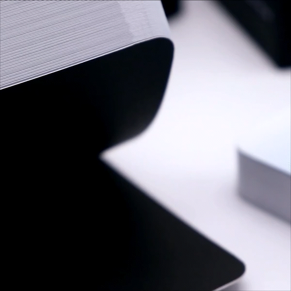 Animation of the notebook pages